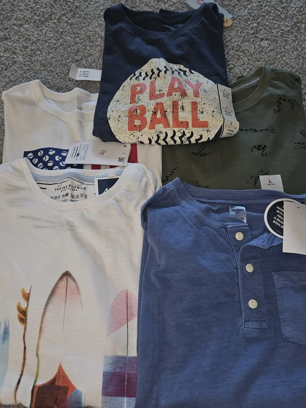 Boys NWT tees